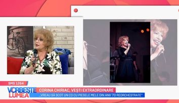 VIDEO Corina Chiriac are vești extraordinare. Artista este implicată în noi proiecte
