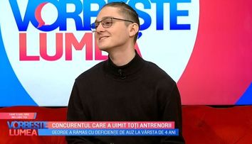 VIDEO George Aghinea, concurentul care a uimit toți antrenorii, va cânta în finala 