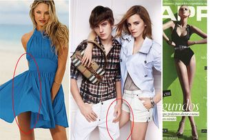 Vedete mutilate de Photoshop - au ramas fara picioare, cu umerii dizlocati si cu degetele rupte