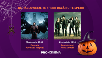 Evenimentele din luna octombrie sunt sărbătorite prin producții cinematografice de neratat, la PRO CINEMA