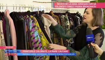 VIDEO Printurile colorate, la mare căutare