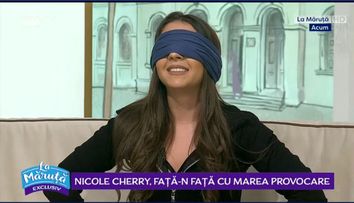 VIDEO Nicole Cherry, provocare culinară. Ce a degustat cântăreața