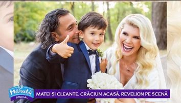 VIDEO Diana Matei și Marian Cleante au petrecut Crăciunul acasă, alături de familie