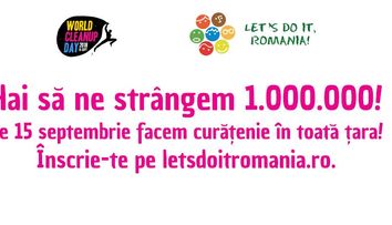 Vedetele PRO TV susțin campania Let's do it România. Pe 15 septembrie curățăm împreună toată țara. Participă și tu