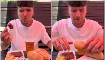 Ce a descoperit un britanic venit singur în România! Cum a reacționat când a gustat pentru prima oară mici de la Obor și pălincă