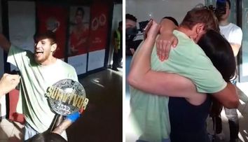 Imagini emoționante de la aeroport. Cum a fost așteptat Alex Delea, câștigătorul Survivor România 2022