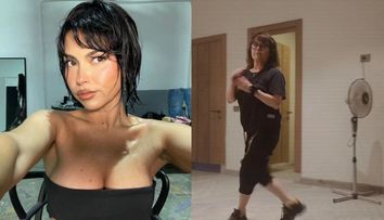 Imagini savuroase cu mama Innei! Femeia a făcut show în culise. Acum se vede de la cine a moștenit artista mișcările scenice
