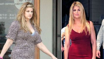 Kirstie Alley, de la rochii pentru obeze, la rochii mulate si sexy