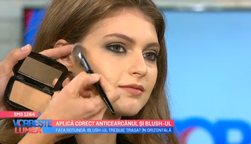 VIDEO Dana Argeșan ne dezvăluie cum să aplicăm corect blush-ul și anticearcănul