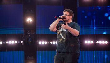 La Românii au talent, Daniel Tudor a cântat muzică rap pe versurile lui Eminem