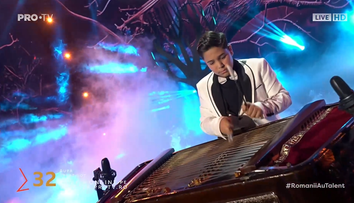 Românii au talent 2025, semifinala 3: Ianis Pîrșe a ridicat sala în picioare imediat cum a început să cânte la țambal piesa ”În grădina lui Ion”