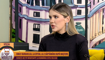 Emily Burghelea, detalii despre a doua naștere. Vedeta a dezvăluit ce nume i-a pus celui de-al doilea copil