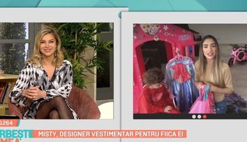 Misty, designer vestimentar pentru fiica ei, Arya