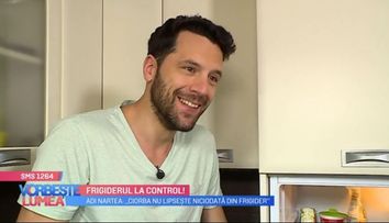 VIDEO Adrian Nartea ne dezvăluie ce se află în frigiderul lui