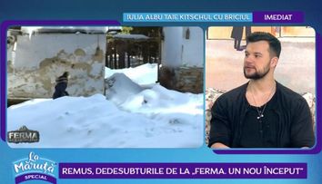 VIDEO Remus Boroiu, primele declarații după ce a părăsit Ferma-Un nou început