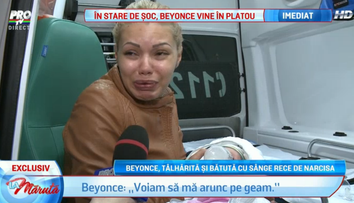 Beyonce de Romania, talharita si batuta de Narcisa: 