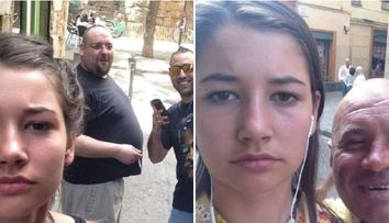 EXPERIMENT: Si-a facut selfie-uri cu barbatii care o hartuiau pe strada, iar proiectul ei a devenit VIRAL