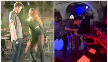 Dan Bălan a făcut un show total pe o plajă din Odesa. Și-a ținut admiratoarele de mână și a dansat pe scenă lângă două blonde superbe