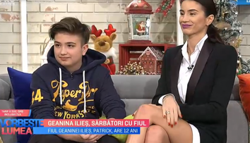 VIDEO Geanina Ilieș, sărbători cu fiul