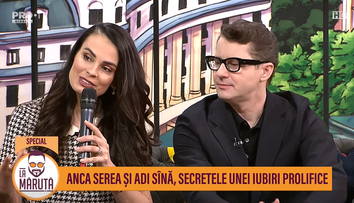 Adi Sînă și Anca Serea, surprinși de imaginile de la nuntă