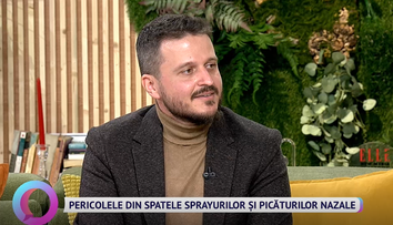 Medicul ORL, Doru Oprea, dezvăluie care sunt pericolele din spatele sprayurilor și picăturilor nazale