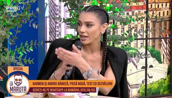 Karmen, mesaj pentru Măruță și pentru Eva Măruță