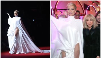 Apariție surpriză pe podium! Până și Brigitte Macron și-a dorit o poză cu ea! O recunoști? A intrat în Cartea Recordurilor pentru cele mai lungi picioare, iar în 2006 a fost votată cea mai atrăgătoare femeie din lume de FHM