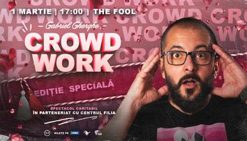 Un altfel de stand-up: Gabriel Gherghe organizează pe 1 martie un show caritabil despre respect, egalitate și schimbare reală