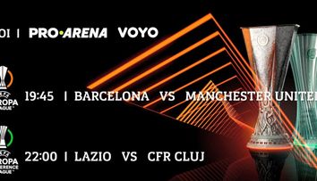 Programul meciurilor de pe VOYO! Cine joacă pe 16 februarie 2023 în Europa League și Conference League