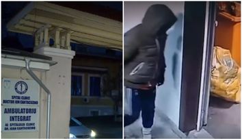Momentul halucinant în care un bărbat fură trei picioare amputate de la Spitalul Cantacuzino, surprins pe camerele de supraveghere! Ce a făcut, de fapt, hoțul