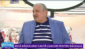 VIDEO Rică Răducanu caută leacuri pentru răceală