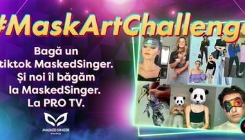 Postează un tiktok inspirat și poți ajunge la TV, în marea finală Masked Singer România!
