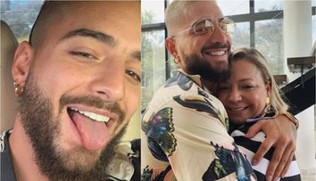 Maluma a șocat internetul cu o fotografie. Artistul și-a sărutat mama pe gură
