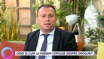 Când și cum le vorbim copiiilor despre droguri. Sfaturi de la Cătălin Țone, expert antidrog