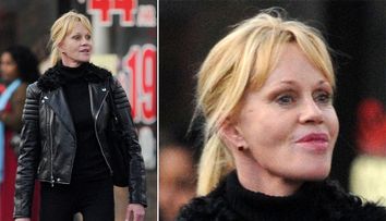Melanie Griffith, de nerecunoscut. Este complet deformata de operatii estetice si botox. Vezi aparitia publica cu care a socat 