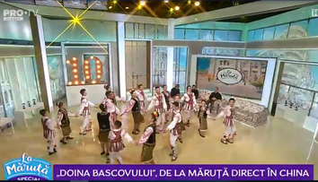 VIDEO Ansamblul Doina Bascovului cucerește China