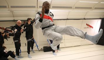 VIDEO Nici extratereștrii nu l-ar prinde. Usain Bolt a devenit cel mai rapid om de pe Pământ și din spațiu