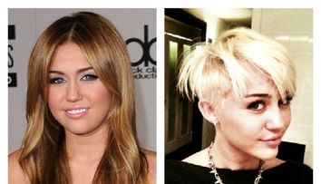Miley Cyrus a renuntat la sprancene. Cum arata? Vezi FOTO