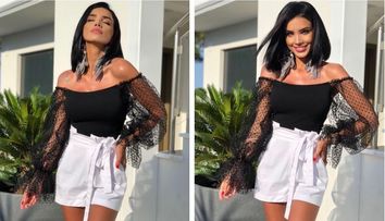 Adelina Pestritu arată perfect în costum de baie! Vezi cum s-a fotografiat în paradisul grecesc