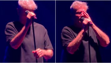 Imagini sfâșietoare de la primul concert Holograf de după moartea lui Mugurel Vrabete. Dan Bittman a izbucnit în lacrimi pe scenă: „Vine o zi când se va sfârși”. VIDEO