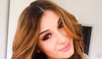 Nu a mai avut niciodata parul atat de inchis la culoare. Alina Eremia s-a facut pentru prima data bruneta - FOTO