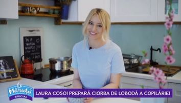 VIDEO Laura Cosoi ne dezvăluie o nouă rețetă de ciorbă de lobodă