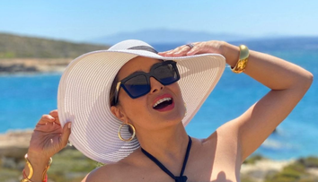 Imaginea de peste 1,2 milioane de like-uri cu care Salma Hayek și-a impresioant fanii