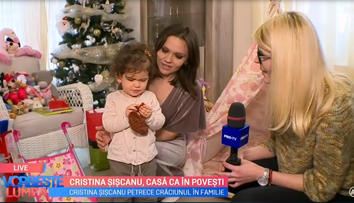 VIDEO Cristina Șișcanu, casă ca în povești