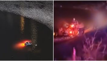 O tânără de 23 de ani, alături de tatăl și nepotul ei, a căzut cu mașină în râul Olt! În ce stare se află acum