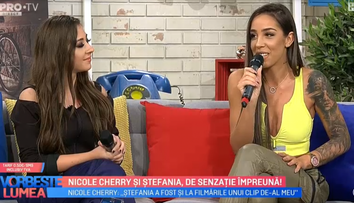 VIDEO Nicole Cherry și Ștefania, de senzație împreună