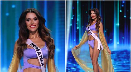 Nu s-a calificat printre finaliste, dar nu a fost cu nimic mai prejos. Reprezentanta României la Miss Universe, Loredana Salanță, spectaculoasă la proba costumului de baie