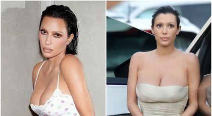 Care e fosta și care e actuala soție a lui Kanye? Greu de deosebit! Kim Kardashian, copia perfectă a Biancăi Censori în cele mai noi imagini