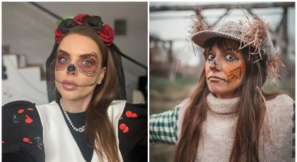 Cum s-au costumat vedetele din România de Halloween. Ce ținute au ales pentru copiii lor Jojo, Adela Popescu și Dana Rogoz