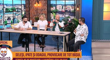 Paul Ipate, Cosmin Seleși și Monica Odagiu, provocare contorsionistă La Măruță